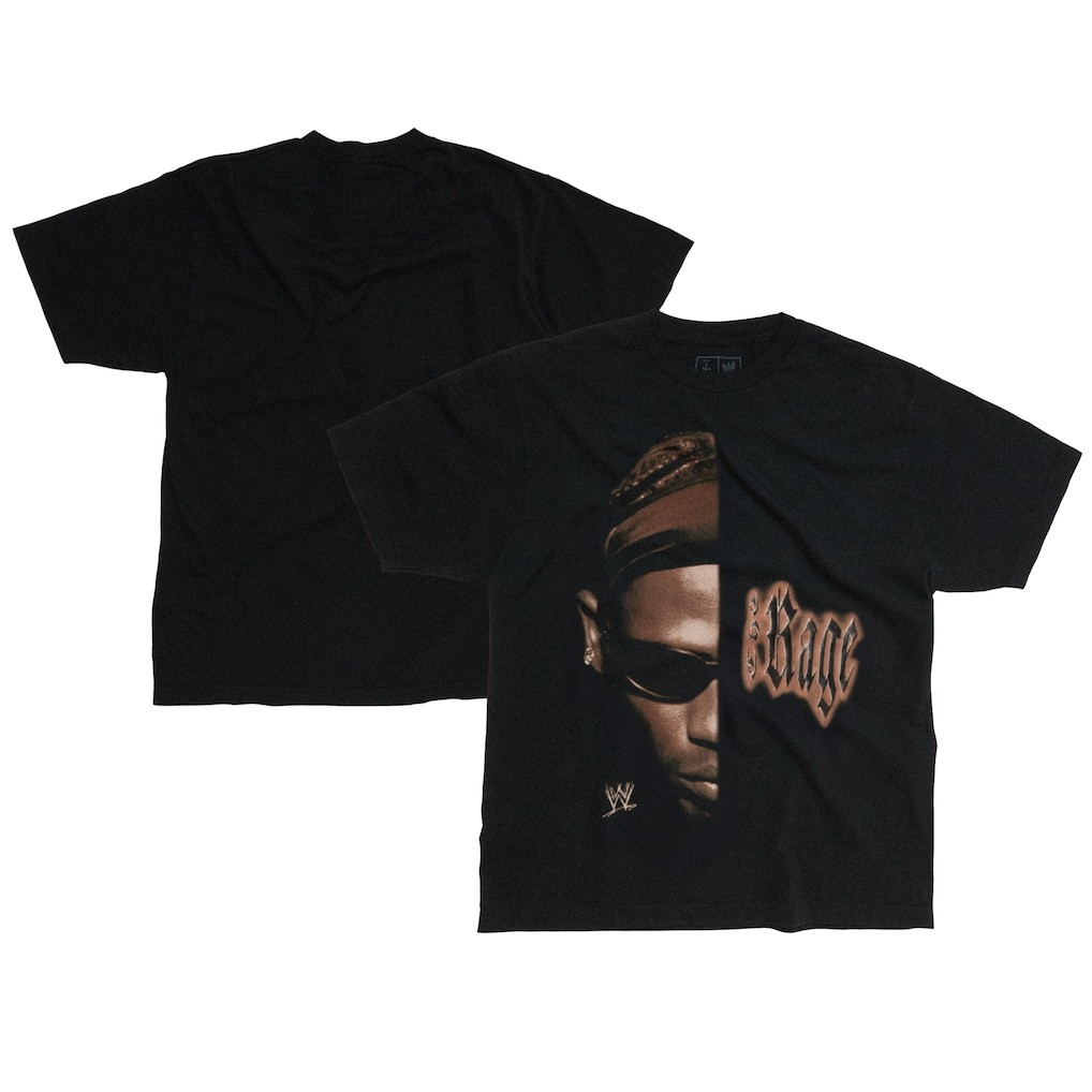 Cactus Jack Merch T-Shirt Travis Scott Wrestlemania Merch CJ X Meet The Rage Shirt