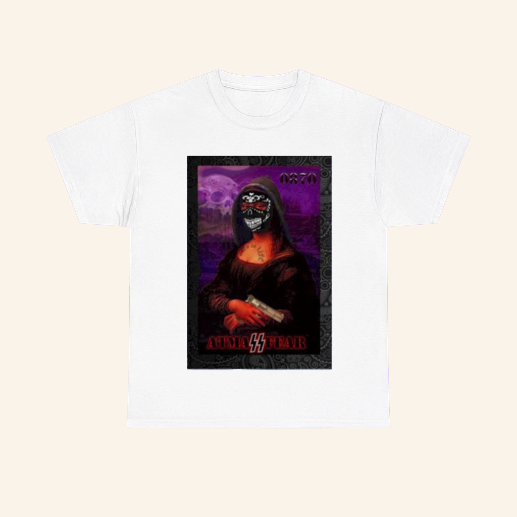 0870 Atma Hear T-Shirt Mona Lisa Inspired Shirt For Boyfriend