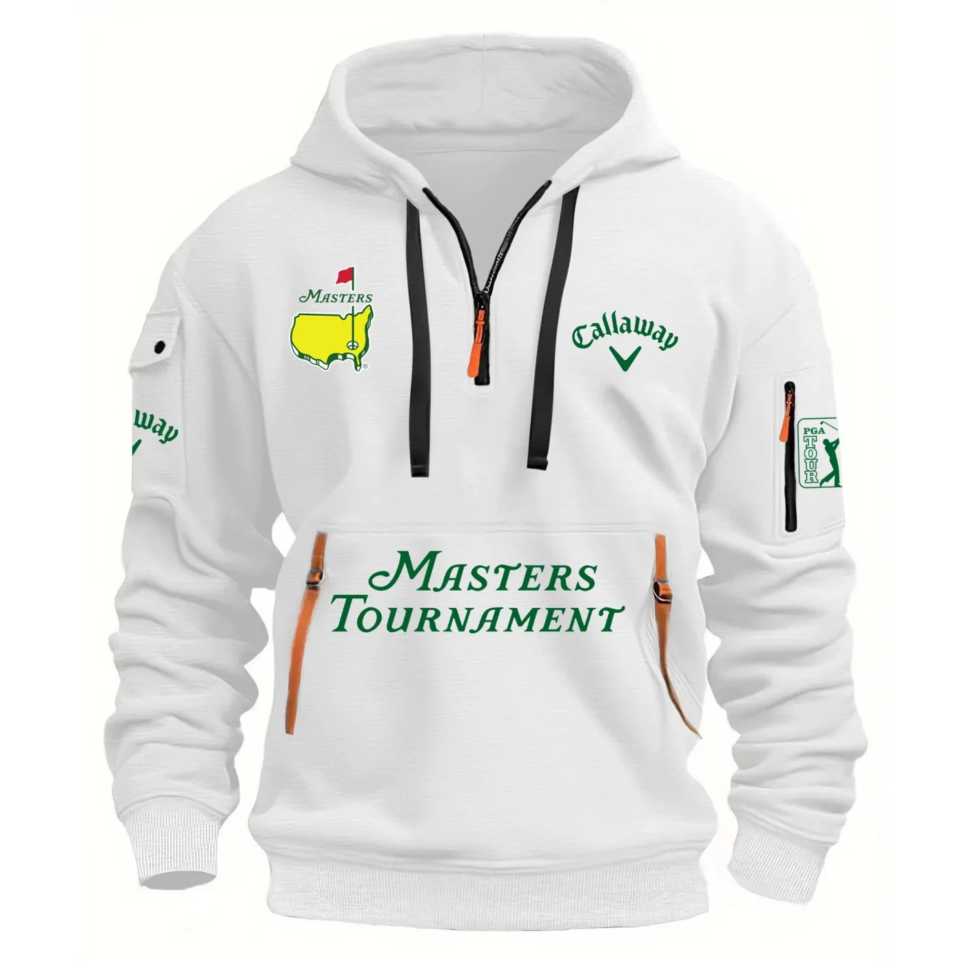 2025 Masters Tournament Callaway Golf Quarter Zip Hoodie Golfer Mens Clothes Fan Gifts