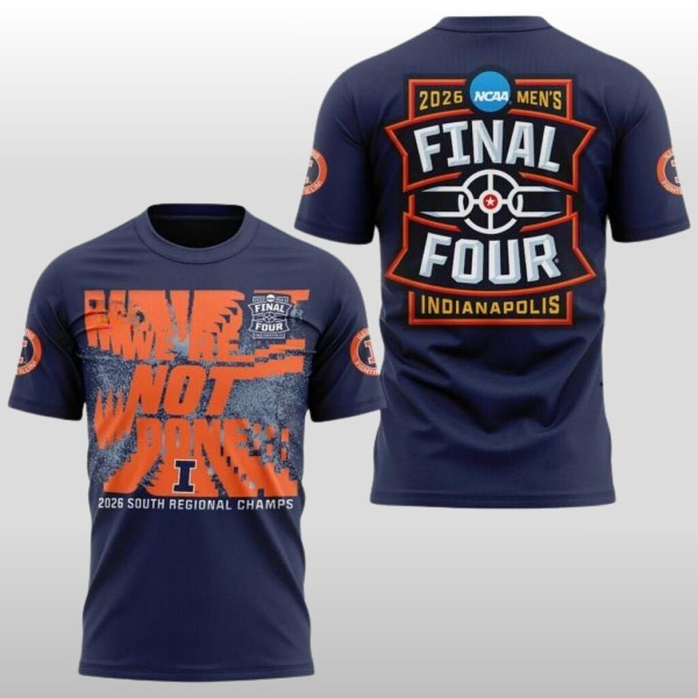 2026 Illinois Fighting Illini Final Four Indianapolis T-Shirt