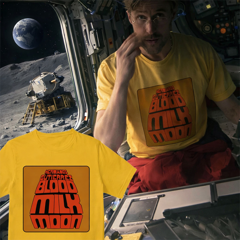 2026 Project Hail Mary Ryan Gosling Blood Milk Moon T-Shirt