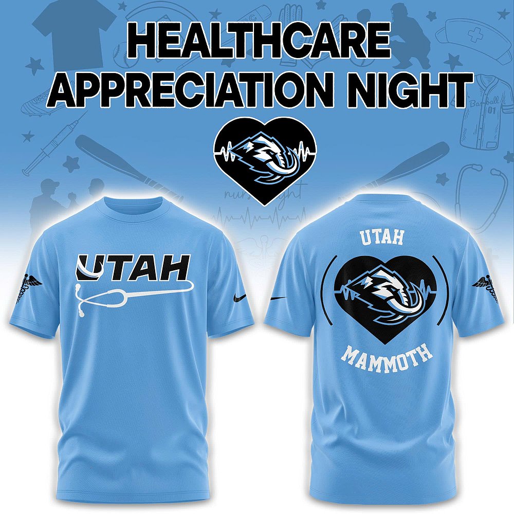 2026 Utah Mammoth Healthcare Appreciation Night Limited T-Shirt