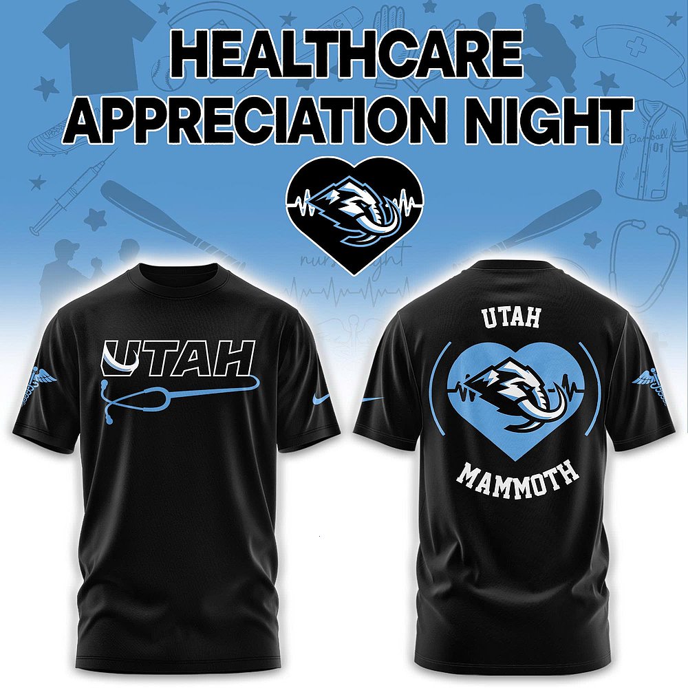 2026 Utah Mammoth Healthcare Appreciation Night T-Shirt