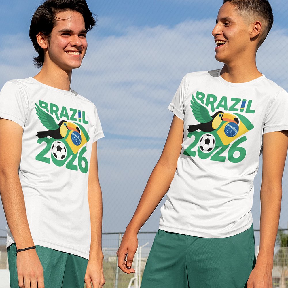 2026 World Cup Brazil Soccer Fan T-shirt