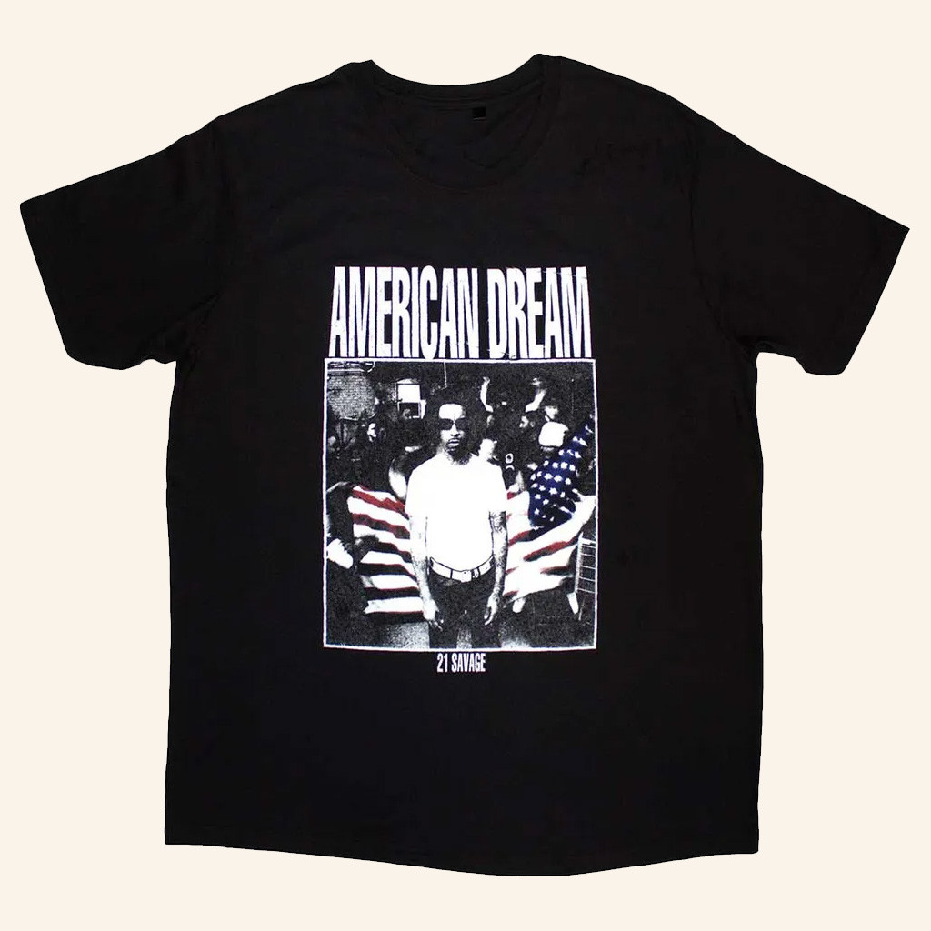 21 Savage Merch American Dream T-Shirt For Rapper Fans