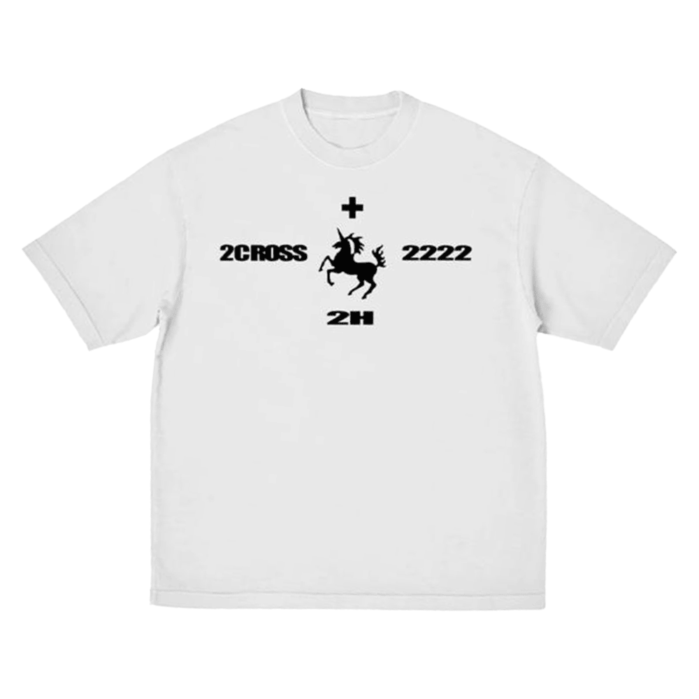 2hollis Merch Store 2h Unicorn White T-Shirt Fathers Day Presents