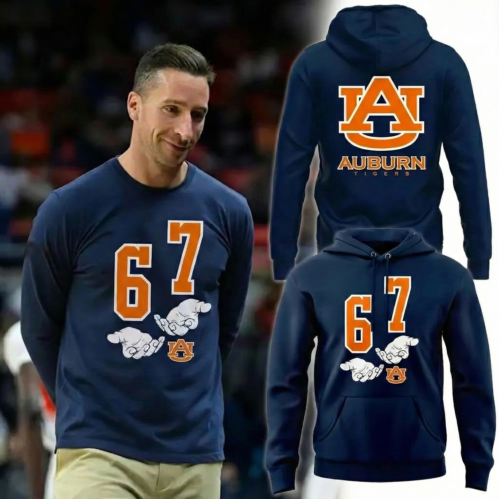 67 Auburn Basketball Hoodie Auburn Merch Best Gift For Basketball Fans