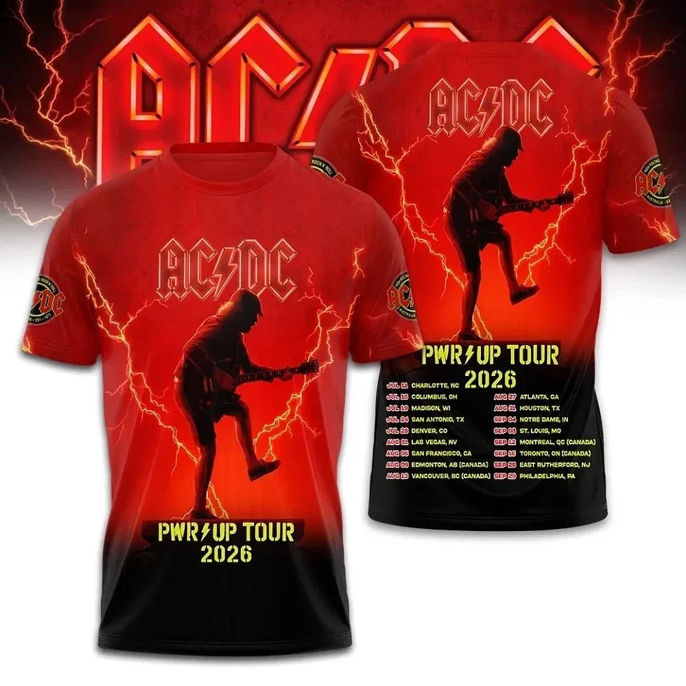 AC-DC Power Up Tour 2026 T-Shirt