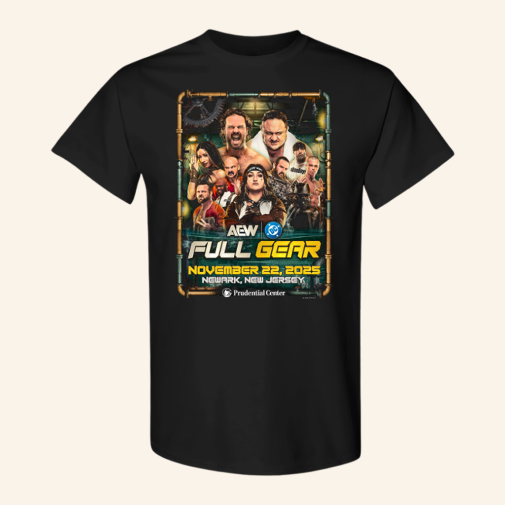 AEW Merch AEW Full Gear 2025 Poster T-Shirt Birthday Ideas For Dad