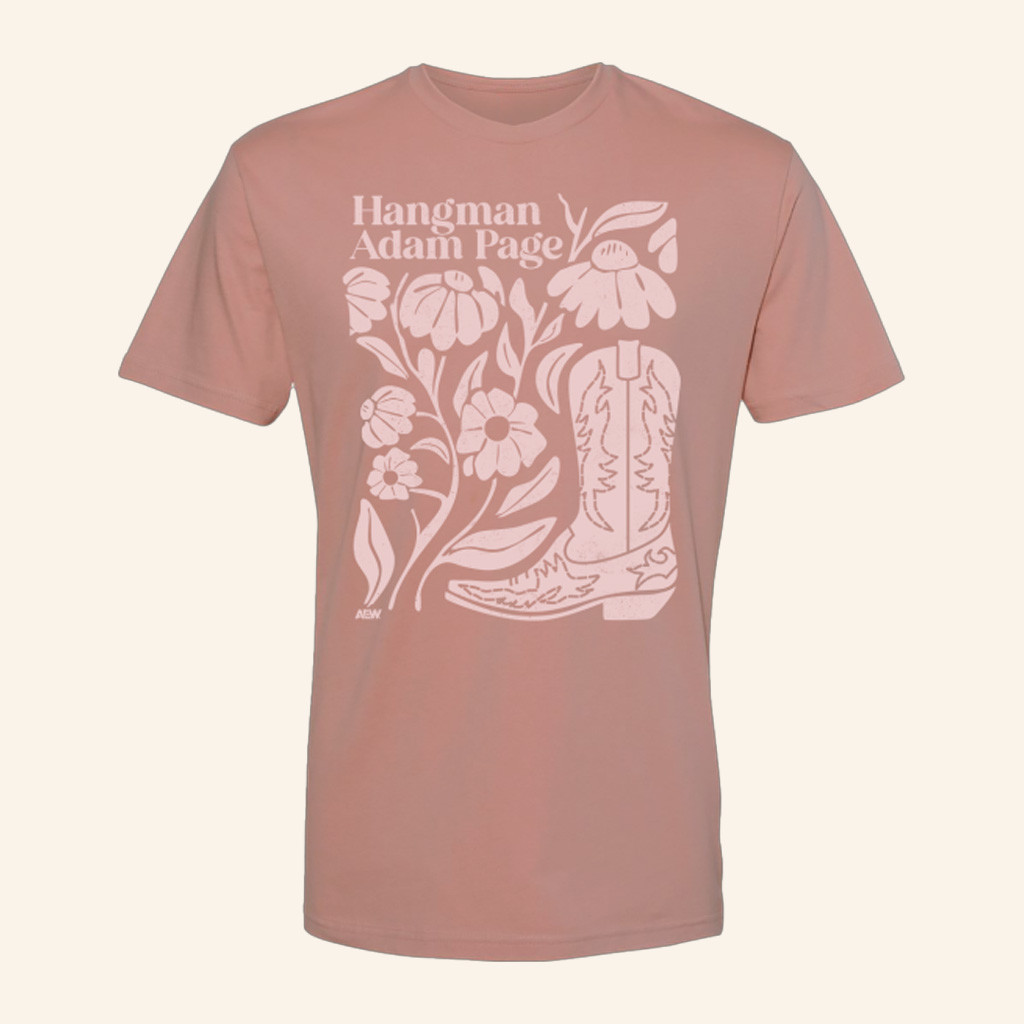AEW Merch Hangman Adam Page Shirt Flowers Is Plants T-Shirt For Sister 