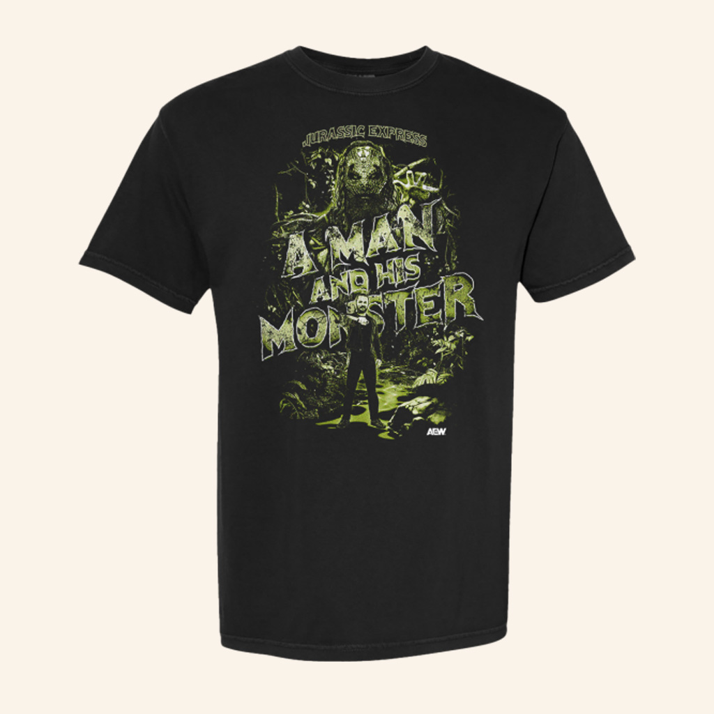 AEW Merch Jurassic Express Shirt A Man And His Monster T-Shirt For Father