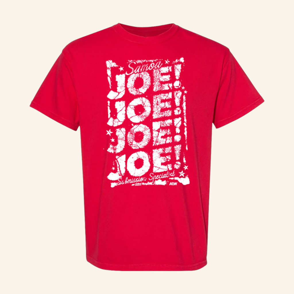 AEW Merch Samoa Joe T-Shirt Christmas Presents For Boyfriend