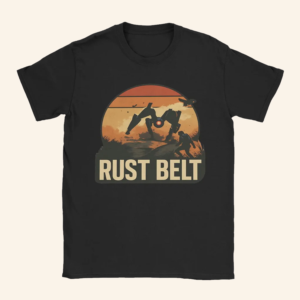 ARC Raiders Merch Rust Belt Black T-Shirt For Game Lovers