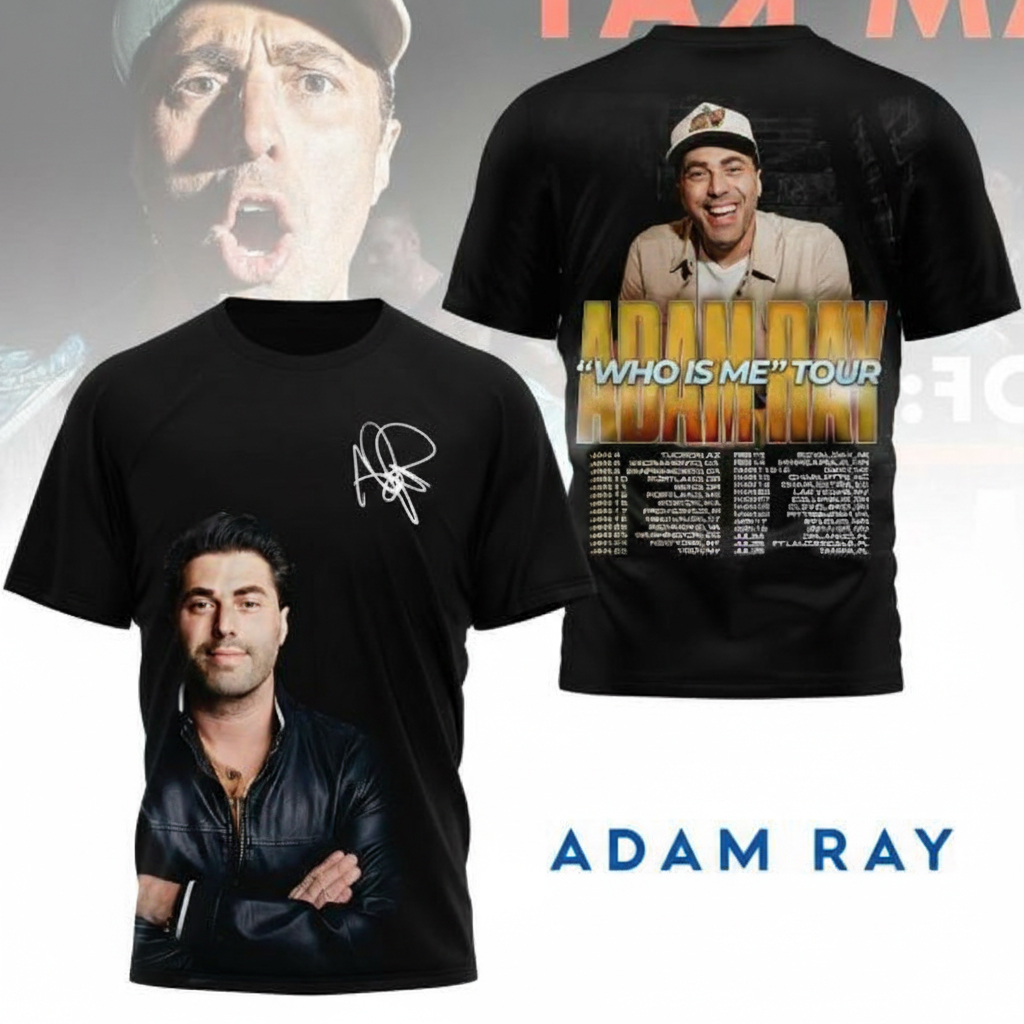Adam Ray Who Is Me Tour T-Shirt Adam Ray Merch Cool Gift For Comedy Fans