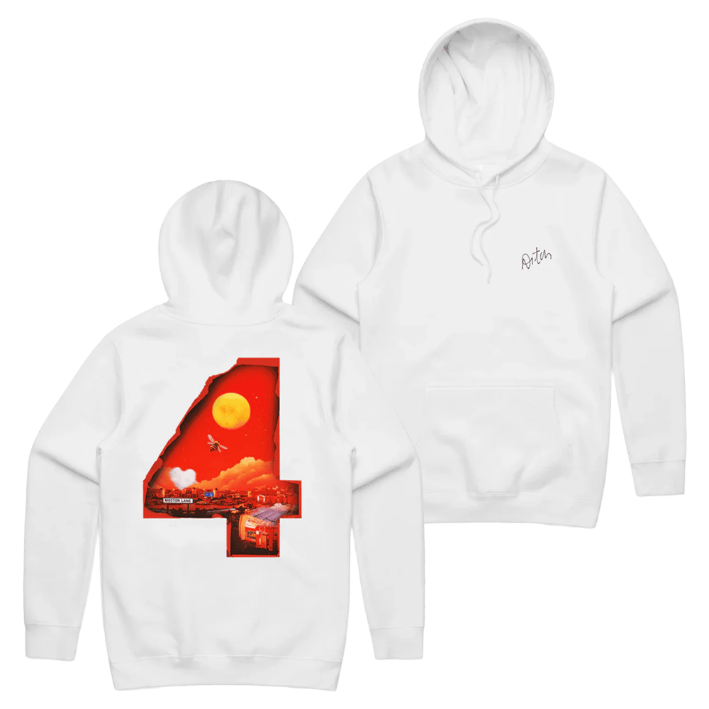 Aitch Merch 4 White Hoodie Gift Ideas For Rapper Fans