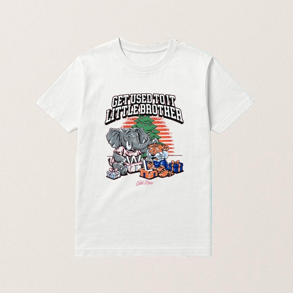 Alabama Football 2025 Get Used To It Little Brother Shirt Gifst For Football Fan