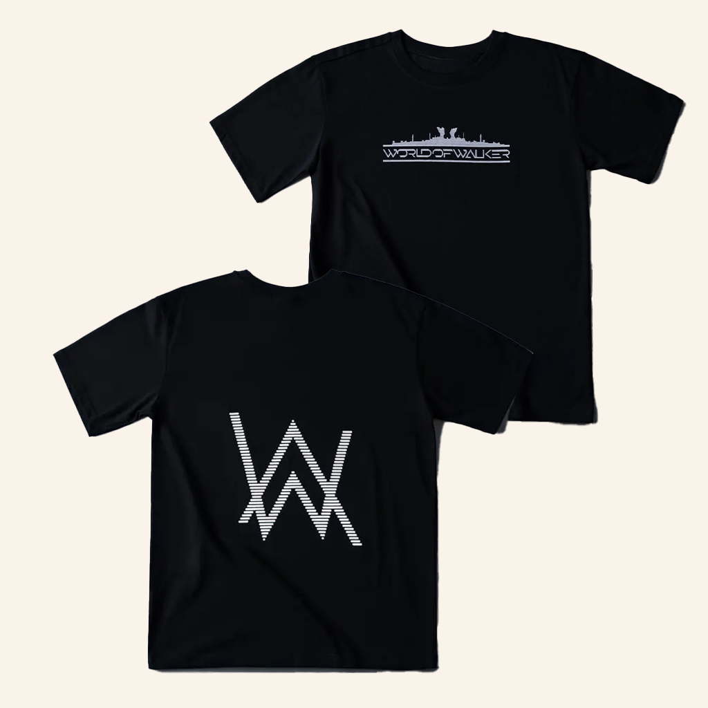 Alan Walker Merch World Of Walker Skyline T-Shirt Music Lover For Him