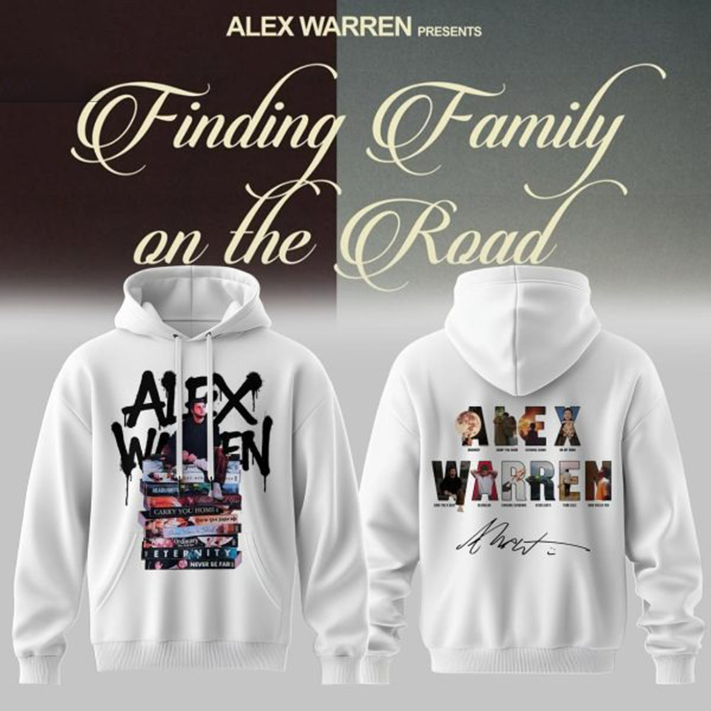 Alex Warren Finding Family On The Road Tour Hoodie Alex Warren Clothing Best Gift For Music Fans