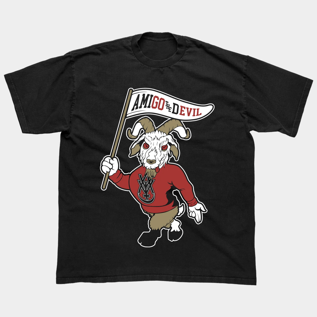 Amigo The Devil Merch Go Evil Mascot Black T-Shirt Amigo The Devil Shirt Birthday Gift For BFF