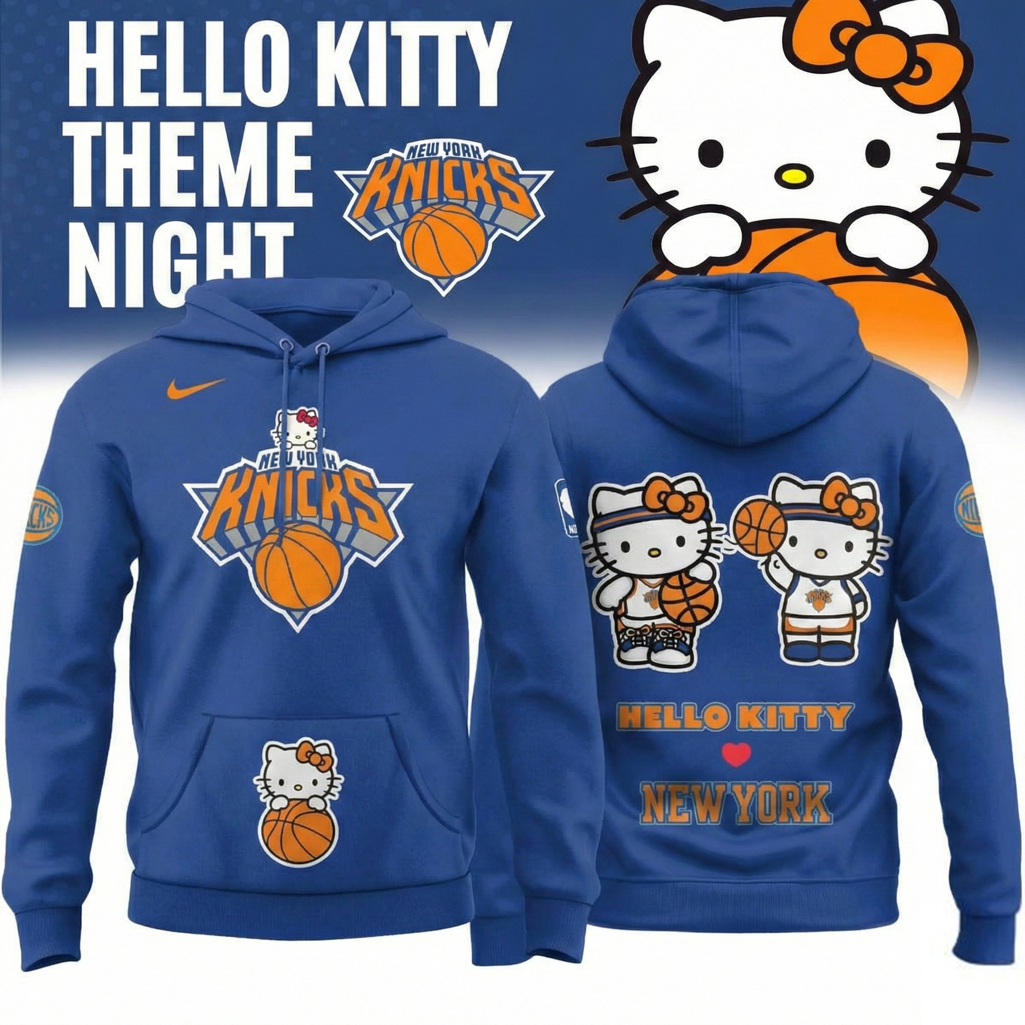 Anaheim Ducks Hello Kitty Specialty Game Night Hoodie Ducks Merchandise Best Gift For NHL Fans