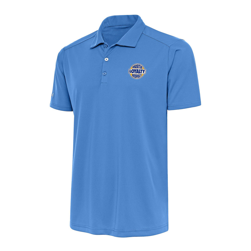 Antigua Powder Blue John Cena Tribute Polo Shirt Gifts For Wrestler