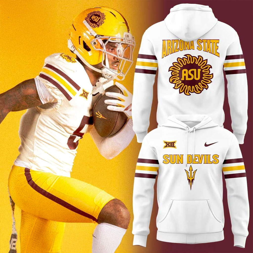 Arizona State Sun Devils Retro Uniform Hoodie Sun Devils Merch Gifts For Football Fan