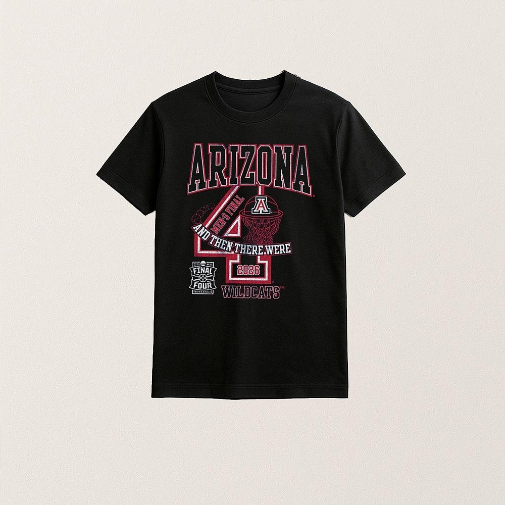 Arizona Wildcats Mens Basketball 2026 Final Four Number Shirt