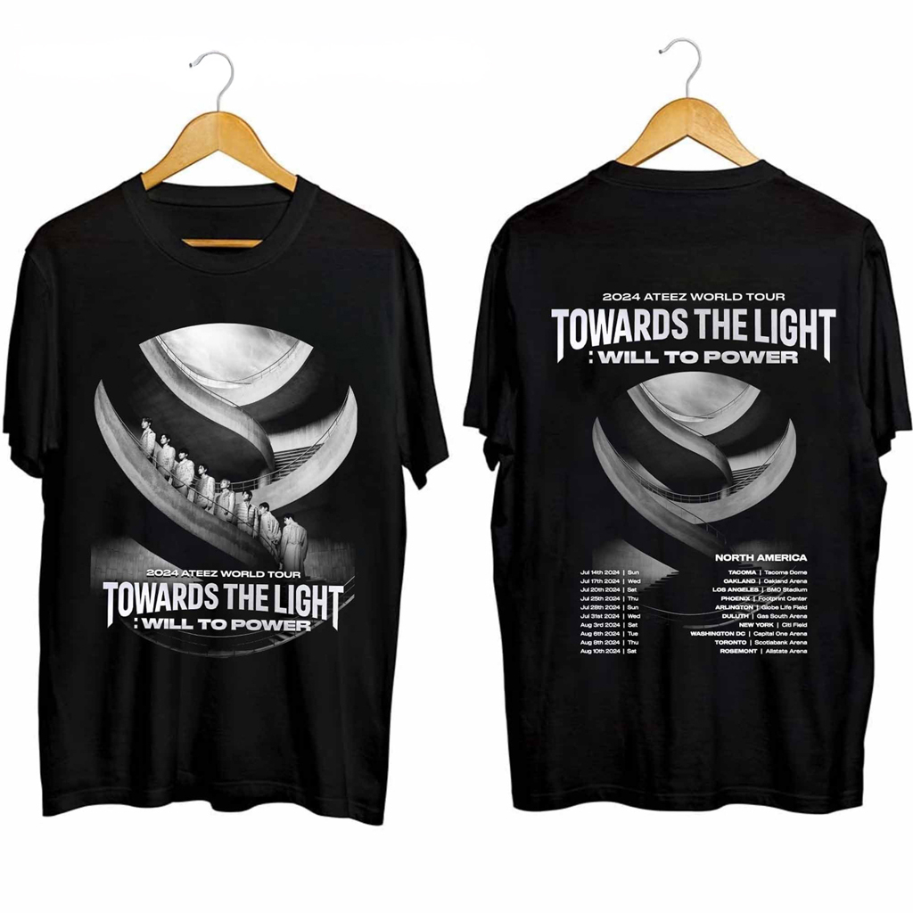Ateez Towards The Light Will To Power Shirt Ateez Merch Cool For Music Lovers