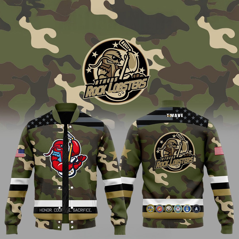 Athens Rock Lobsters Military Night 2025 Jacket Athens Rock Lobsters Merch Father's Day Gifts