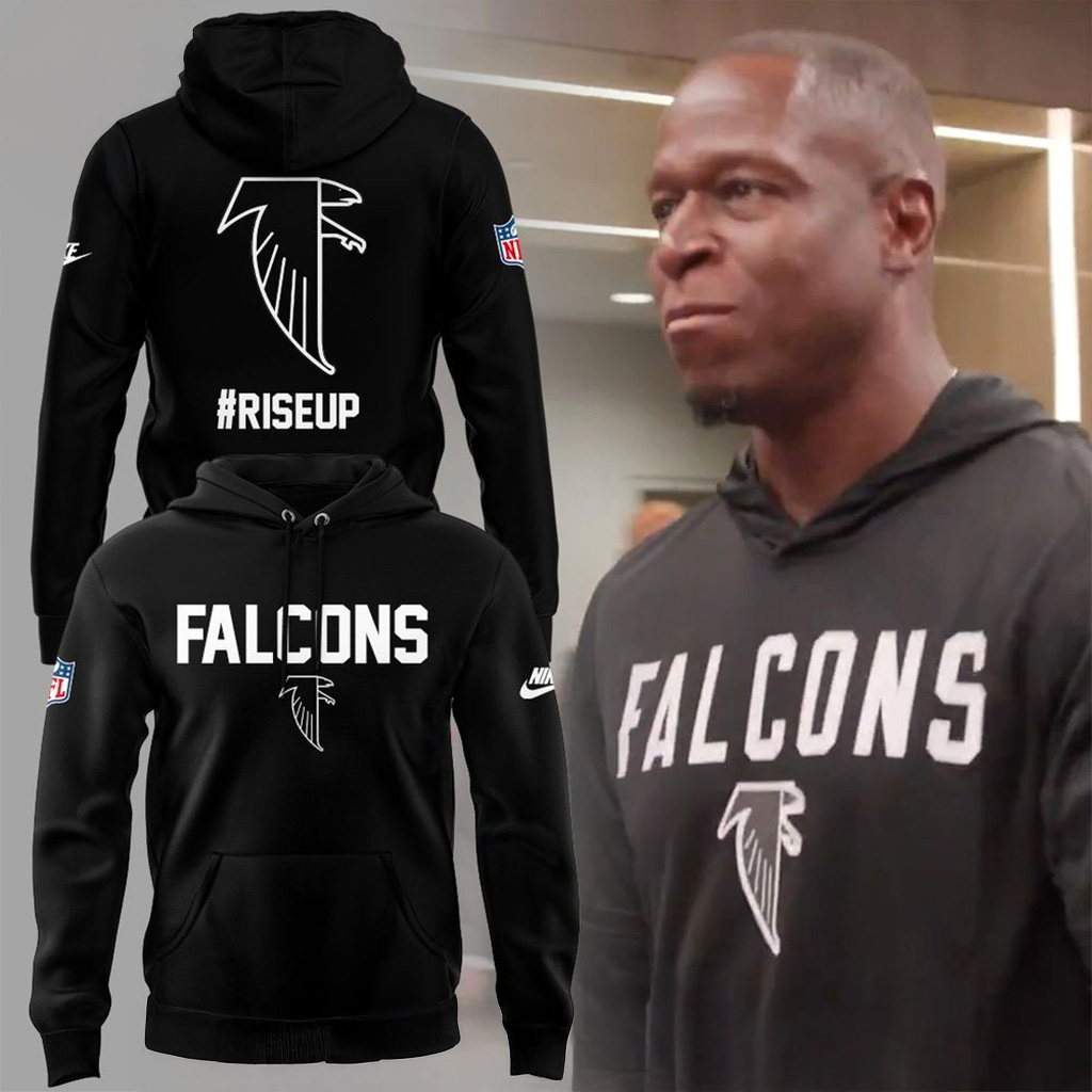 Atlanta Falcons Throwback Logo Hoodie Falcons Merch Christmas Gifts For Him