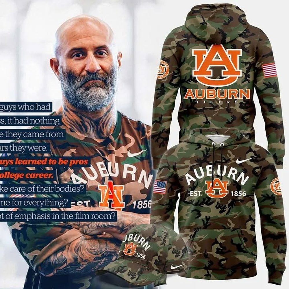 Auburn Football Limited Edition Camo Hoodie Best Gift For Fans