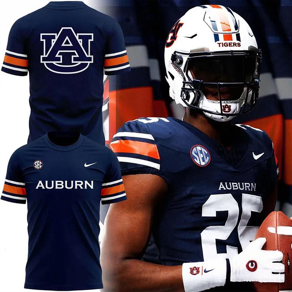 Auburn Tigers 2025 Gameday Navy T-Shirt Tigers Merch Best Gift For Football Fans