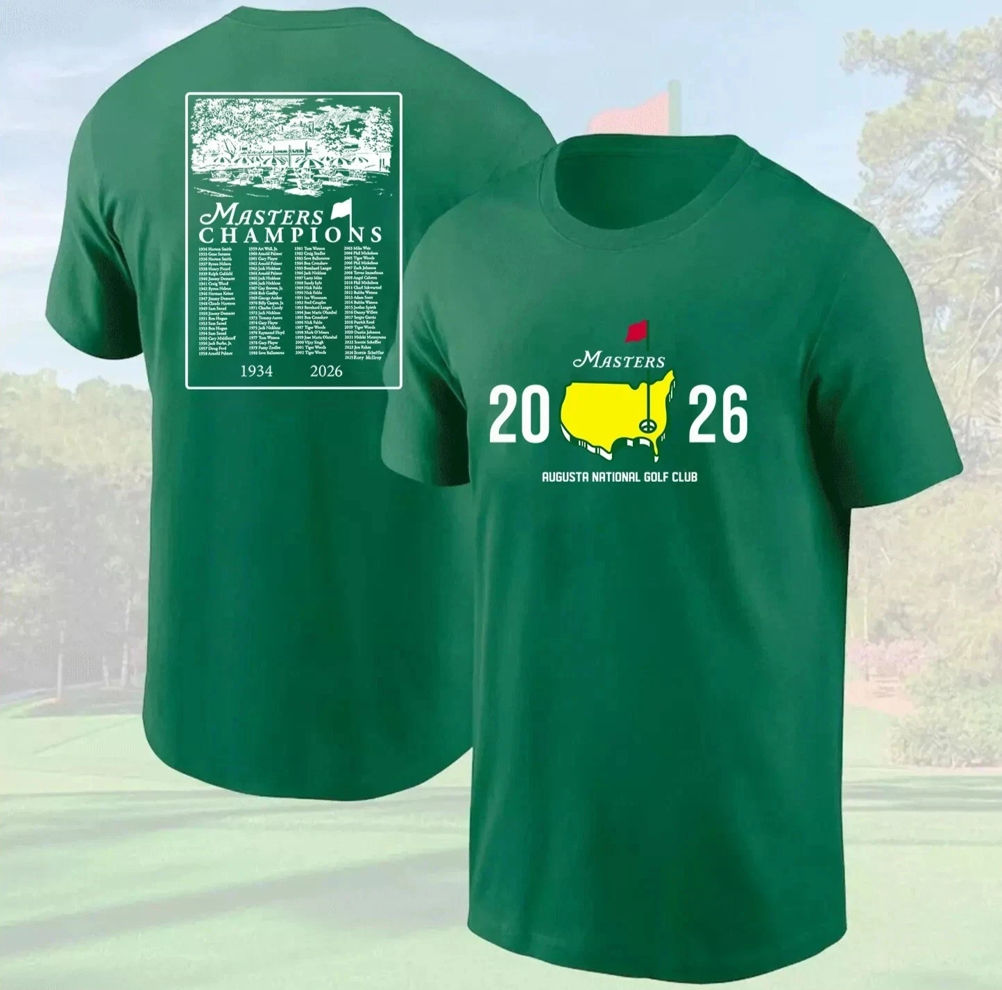 Augusta National Golf Club Tee 2026 Masters Tournament Shirt