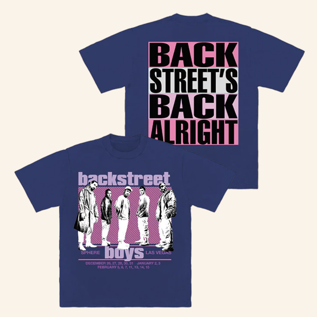 Backstreet Boys Merch Backstreet's Back Into The Millennium T-Shirt For Brother