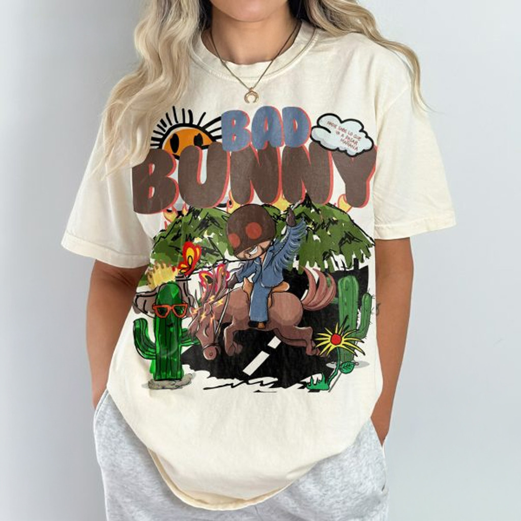 Bad Bunny Nadie Sabe Graphic T-Shirt Bad Bunny Merch Christmas For Her