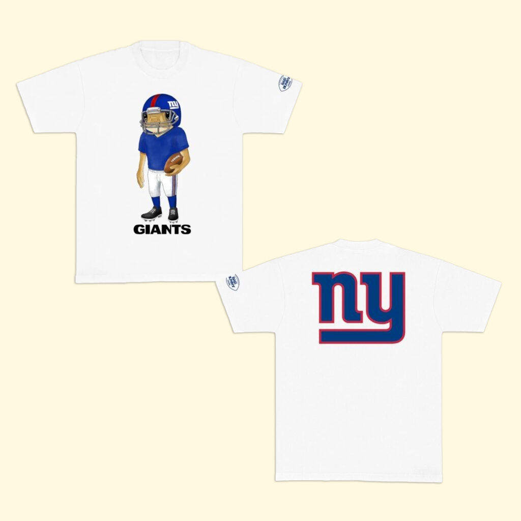 Bad Bunny New York Giants Concho Shirt Football NFL Merch Best Gift For Football Fans