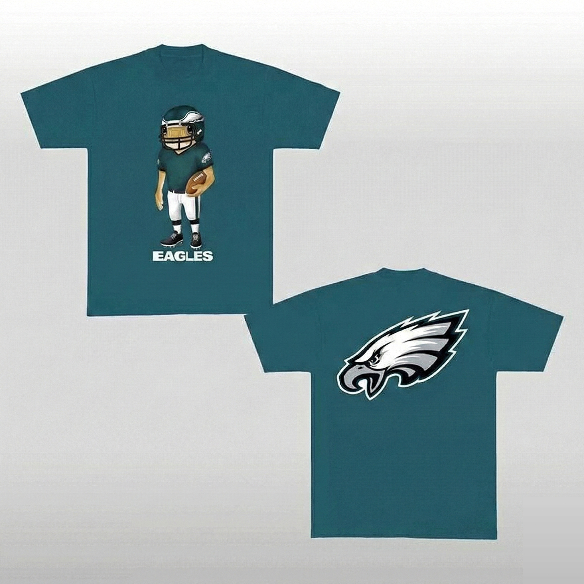 Bad Bunny Philadelphia Eagles Concho T-Shirt Football NFL Merch Best Gift For Football Fans