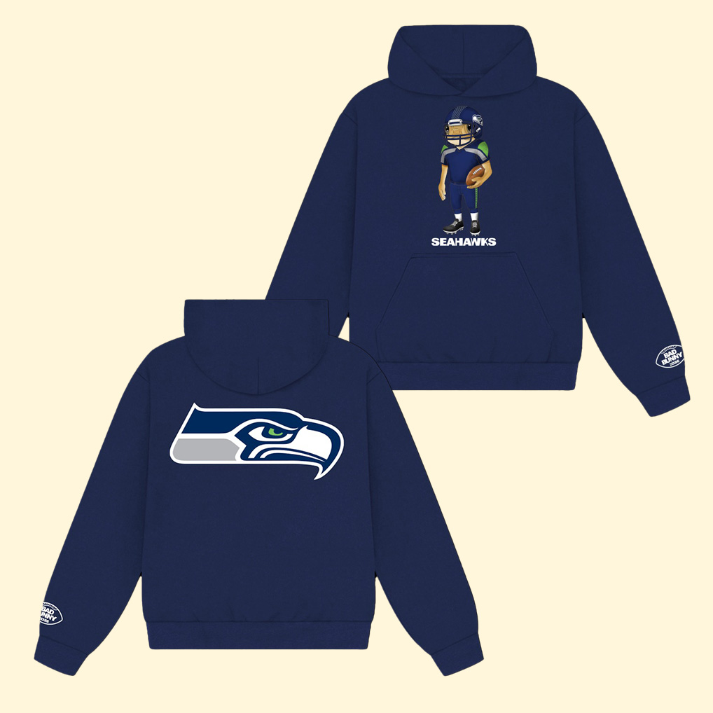 Bad Bunny Seattle Seahawks Concho Hoodie Football NFL Merch Best Gift For Football Fans