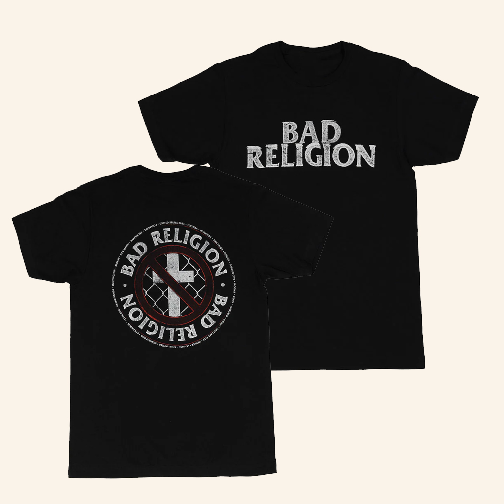 Bad Religion Merch Bad Religion Distortion Buster 2023 Tour T-Shirt For Rock Band Fans