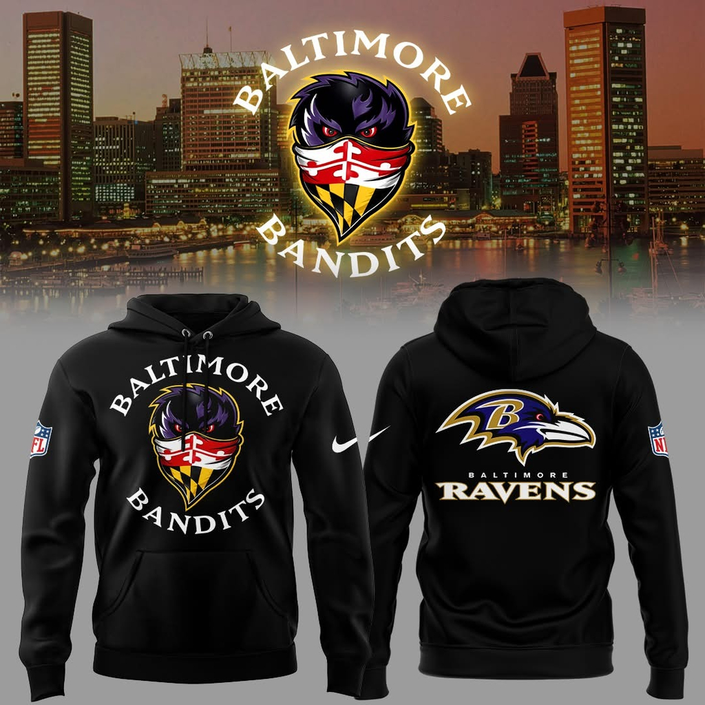 Baltimore Ravens Football Bandits 2026 Hoodie Best Gift For Football Fans