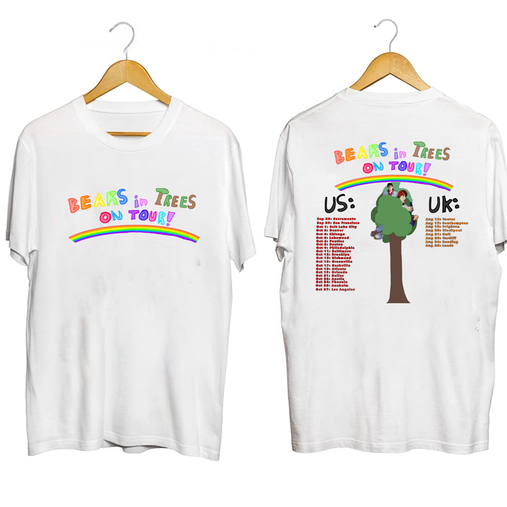 Bears In Trees The Much Anticipated Tour Shirt Bears In Trees Merch For Rock Fans