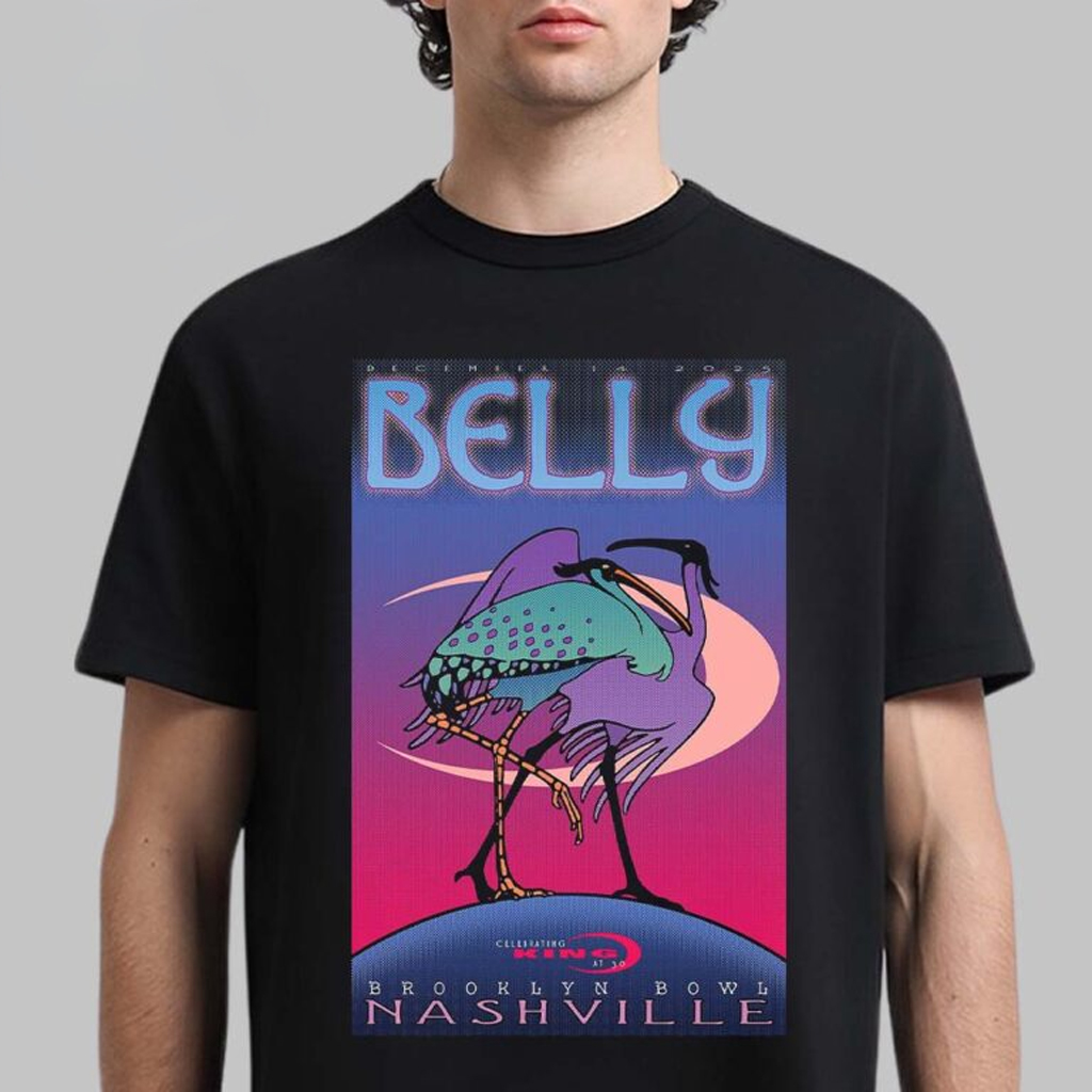 Belly Band Celebrating King 30th Anniversary Nashville 2025 At Brooklyn Bowl On December 14 2025 T-Shirt