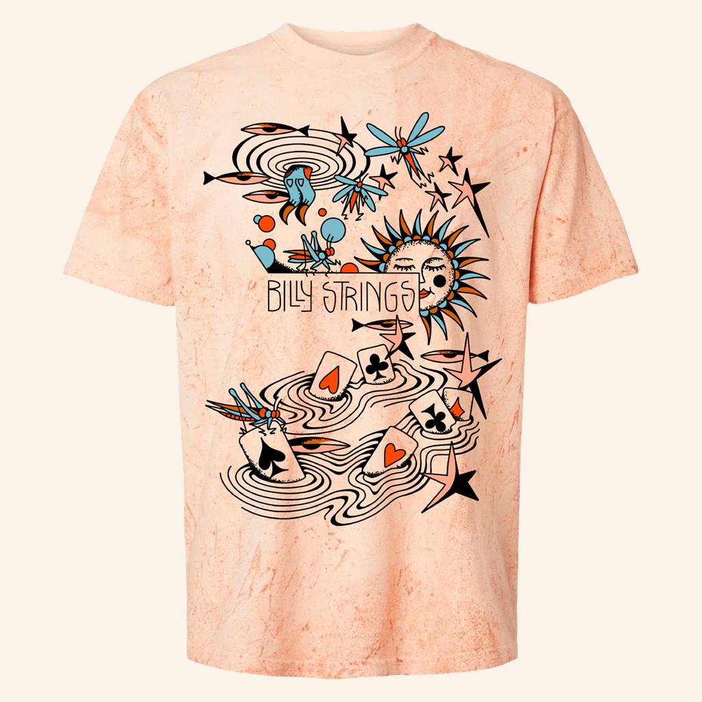 Billy Strings Merch River Of Cards T-Shirt SquishyEyes Shirt For Sister