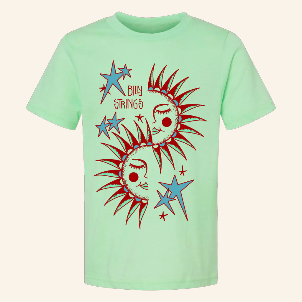Billy Strings Merch Sun And Stars T-Shirt SquishyEyes Shirt For Daughter 