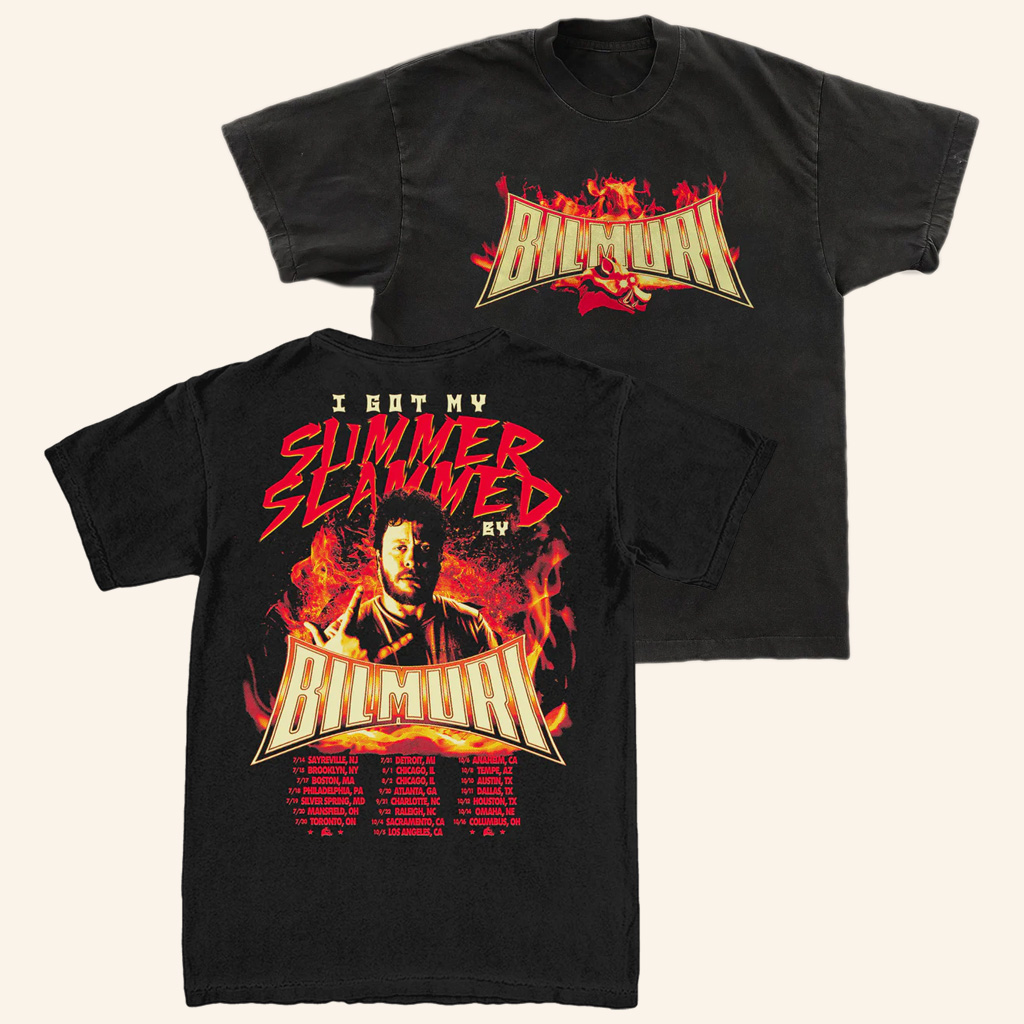 Bilmuri Merch Summer Slammer Tour T-Shirt Music Related For Guys