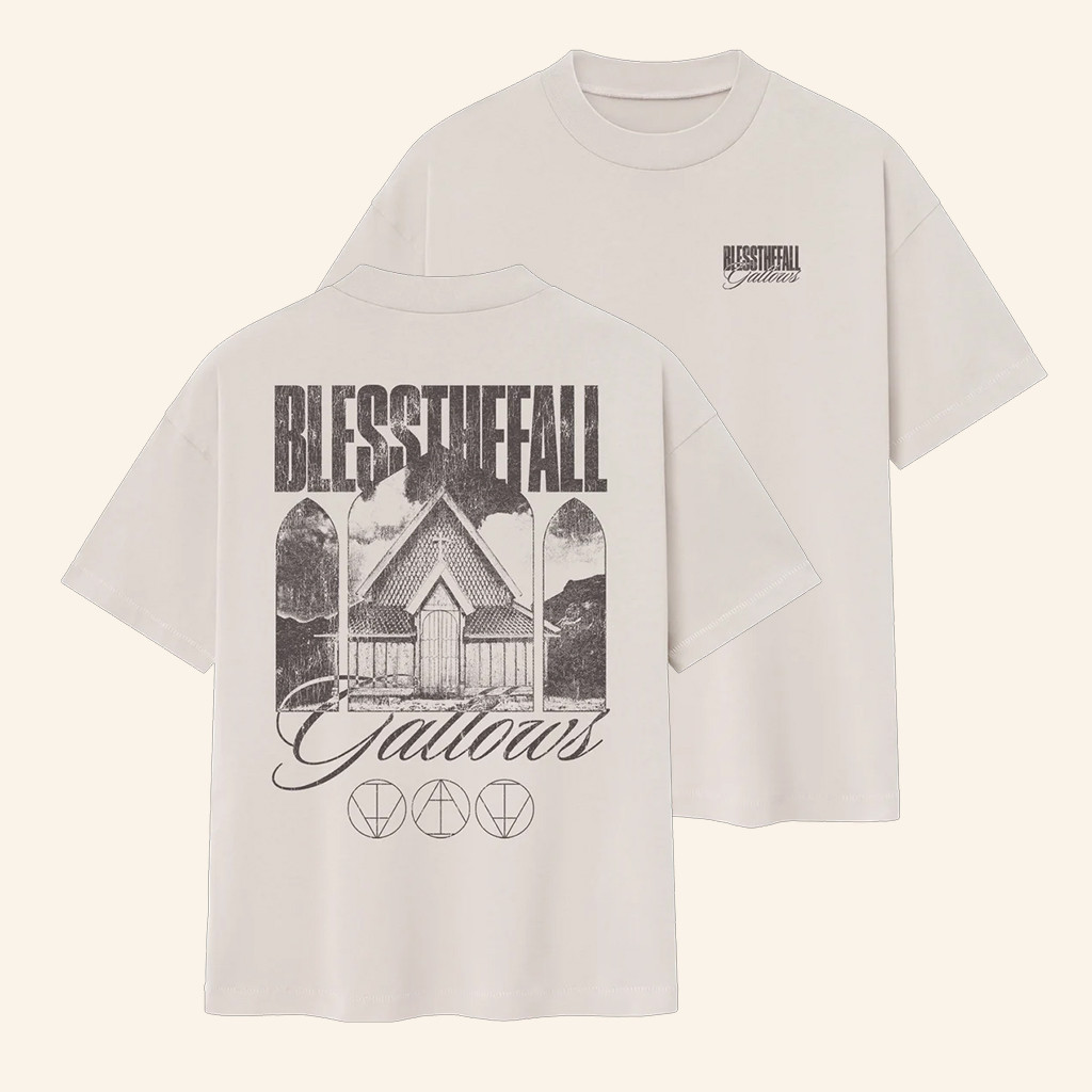 Blessthefall Merch Stained Glass Shirt For Band Fans