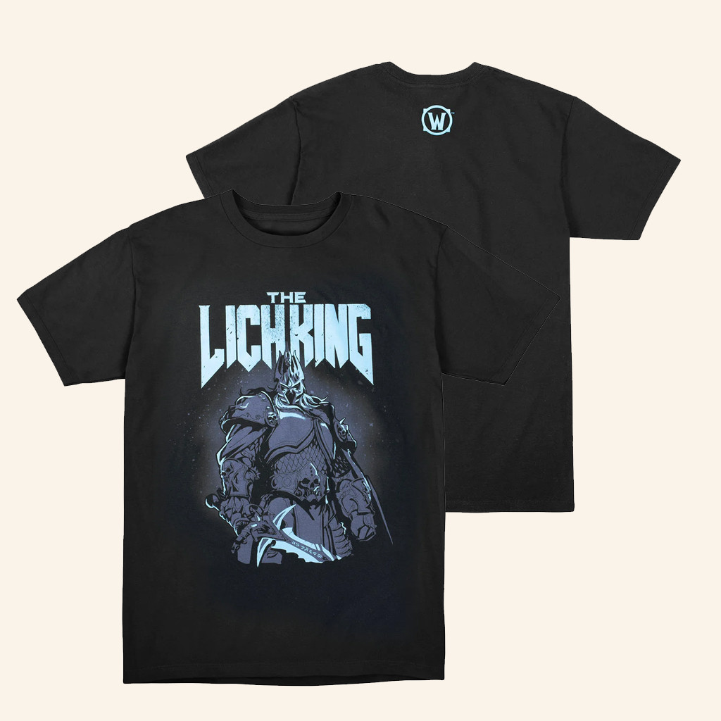 Blizzard Merch World Of Warcraft The Lich King T-Shirt For Brother