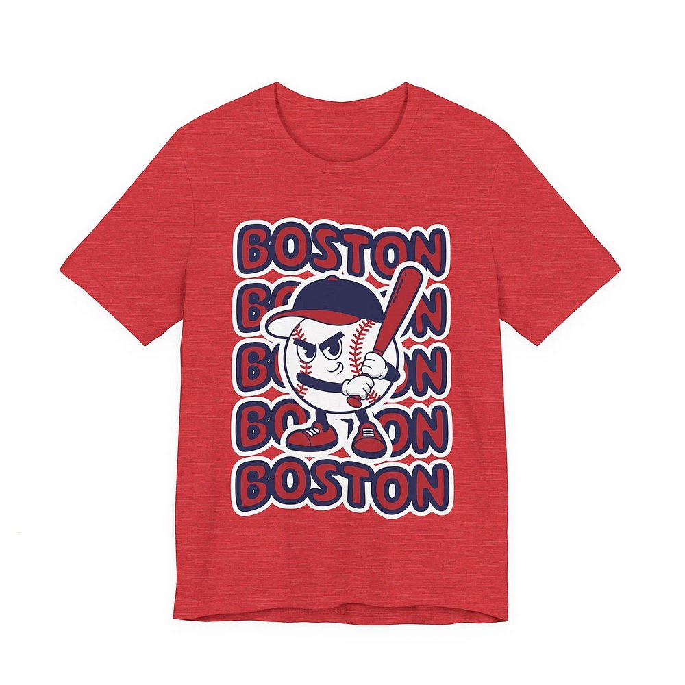 Boston Baseball T-Shirt Retro Mascot Vintage T-Shirt
