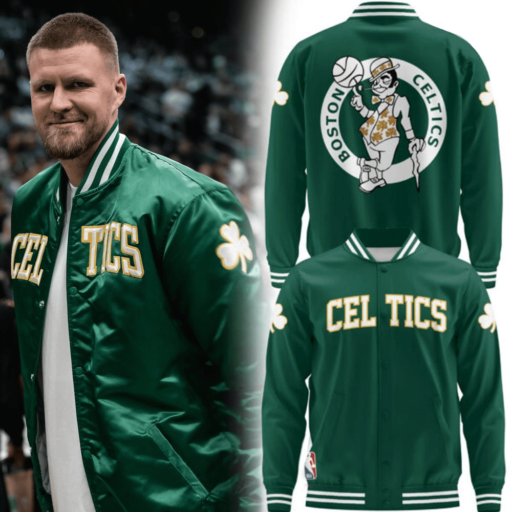 Boston Celtics KP's Throwback Jacket Boston Celtics Merch First Fathers Day Gift Ideas