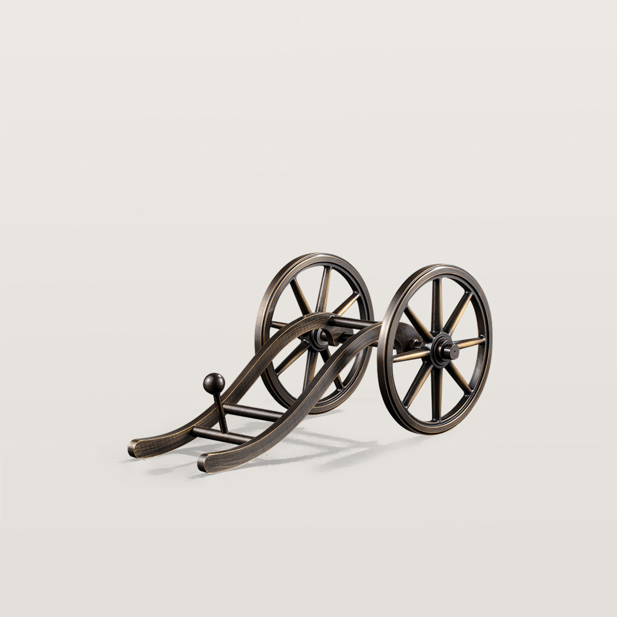 Bronze Wine Rack Wine Cabinet Desktop Ornament